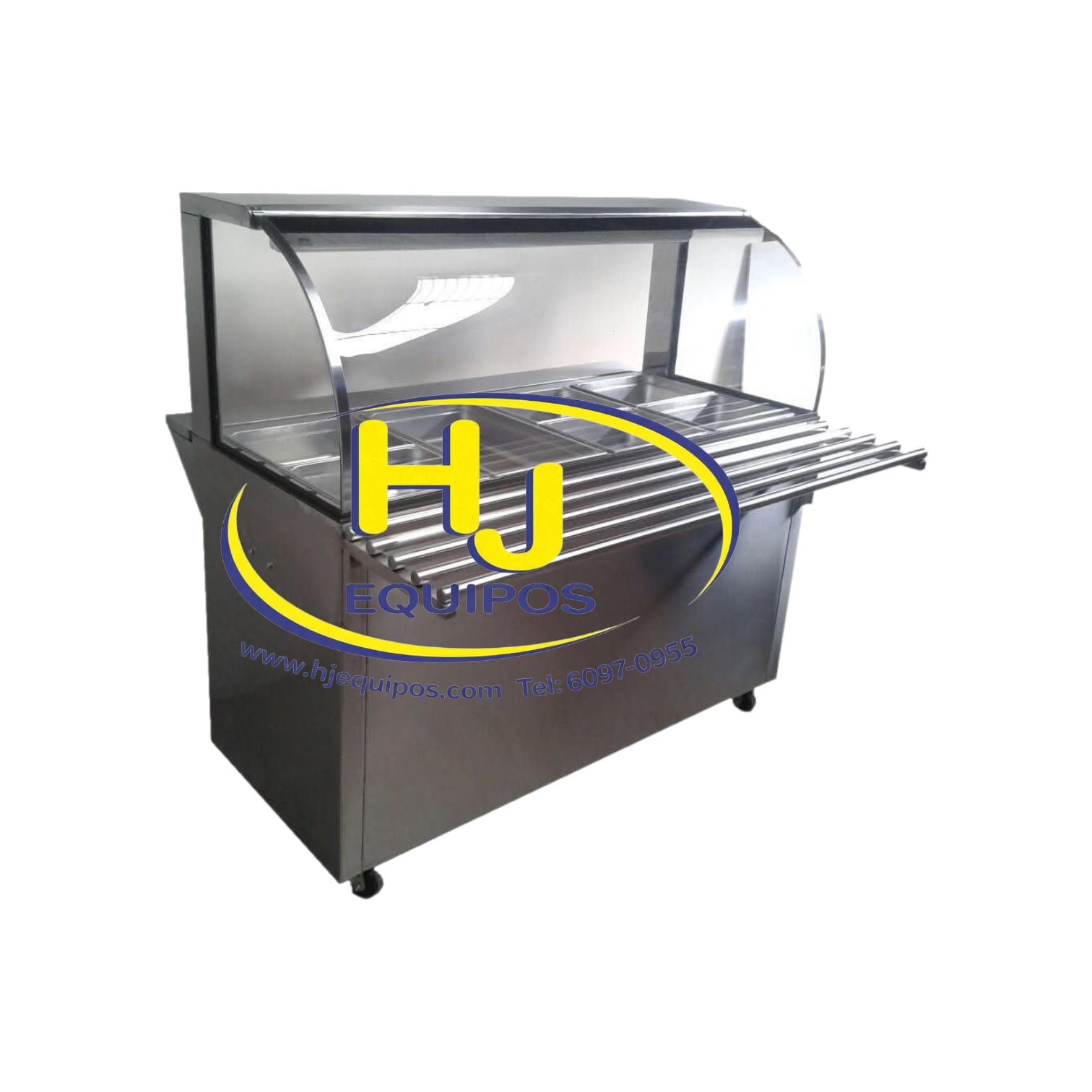 Baño maria a gas o electrico vidrio curvo