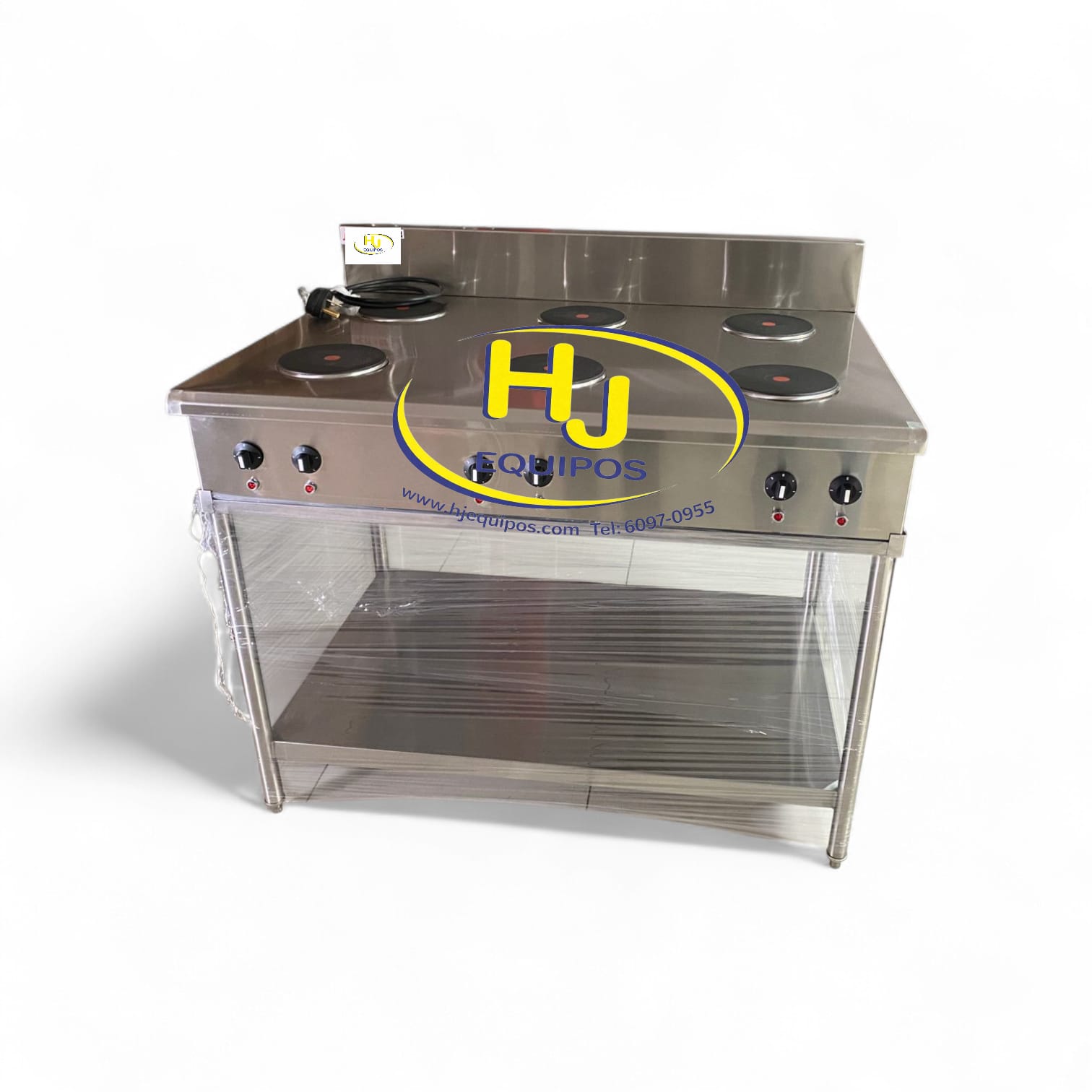 Cocina electrica de 6 discos